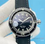 ZF Factory Blancpain Fifty Fathoms 5015 Black Dial Watch Swiss Blancpain